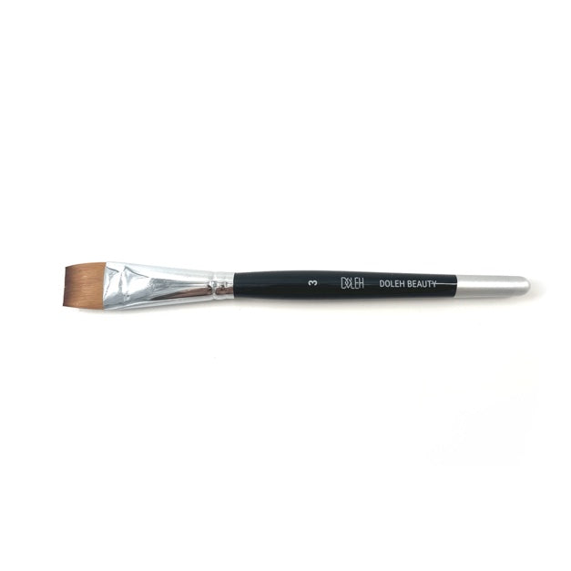 Professional body paint Medium flat brush 03