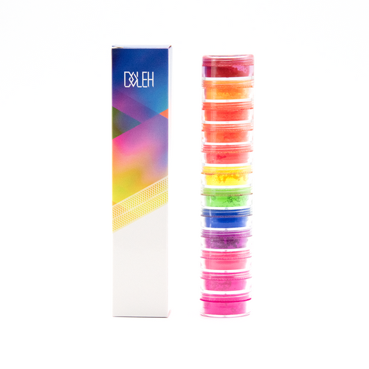 UV Glow Pigments Eyeshadow Powders  - 12 colors